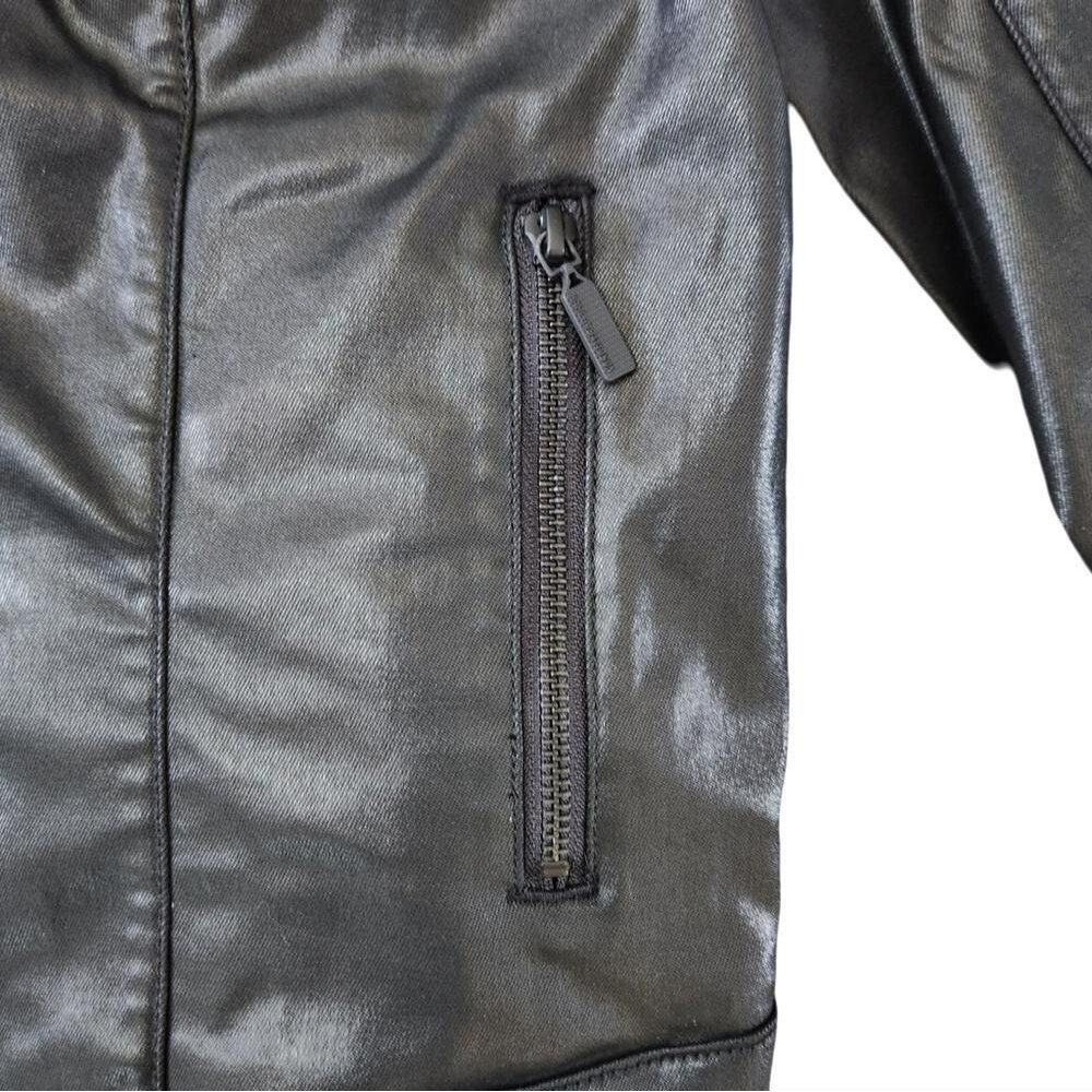Harley-Davidson Women's Angel Wing Embroidered Moto Jacket Black Size M - Picture 6 of 9